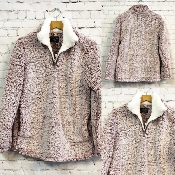 Teddy Bear Sherpa Pullover - Picture 1 of 7